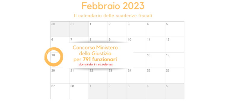 Concorso Ministero della Giustizia 2023 per 791 funzionari: domanda in scadenza il 13 febbraio 