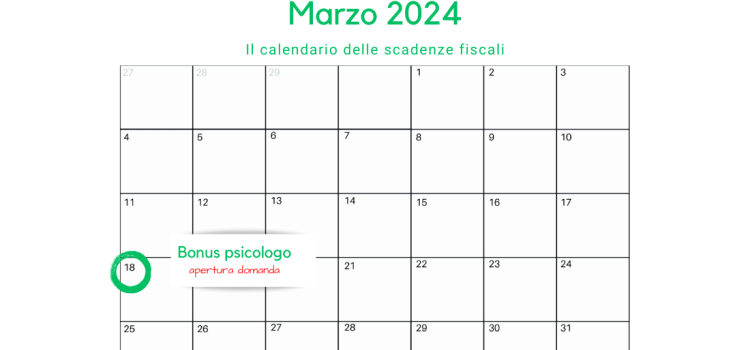 Bonus psicologo: domanda aperta da oggi 18 marzo 2024