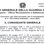 Concorso Guardia di Finanza 2023, 1673 nuove assunzioni: domanda in scadenza il 21 ottobre