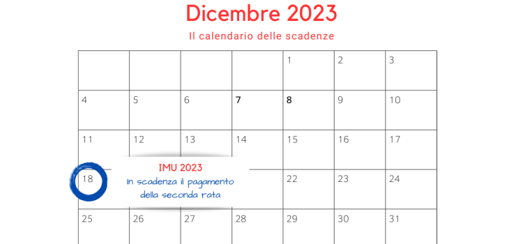 IMU 2023: saldo in scadenza il 18 dicembre