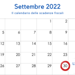 LIPE secondo trimestre 2022: la scadenza il 30 settembre 2022