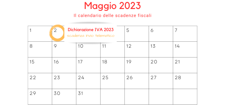 Dichiarazione IVA 2023, scadenza il 2 maggio per la trasmissione