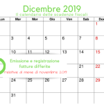 Fatture differite, scadenza emissione e registrazione: 16 dicembre 2019