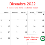 Credito d'imposta per il cinema: scadenza per la domanda il 31 dicembre 2022 