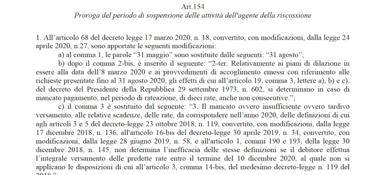 Rottamazione ter e saldo e stralcio: nuova scadenza fissata al 10 dicembre