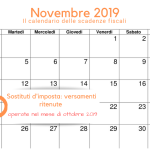 Sostituti d'imposta, scadenza 18 novembre 2019: ritenute di ottobre