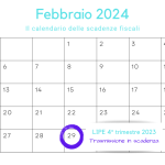 LIPE 4° trimestre: comunicazione in scadenza il 29 febbraio