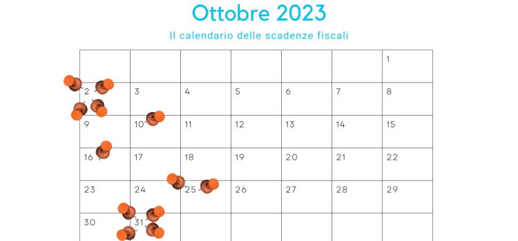 Scadenze fiscali ottobre 2023: dal modello 730 al modello 770, gli adempimenti del mese