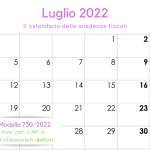 Modello 730/2022, invio per CAF e professionisti: la scadenza del 25 luglio