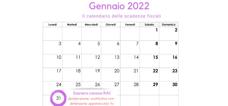 Canone RAI, dichiarazione sostitutiva per esonero: scadenza 31 gennaio 2022