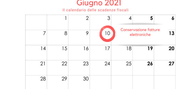 Conservazione fatture elettroniche: la scadenza del 10 giugno 2021