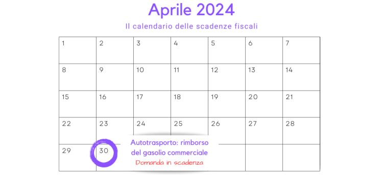Autotrasporto: domanda di rimborso del gasolio in scadenza il 30 aprile