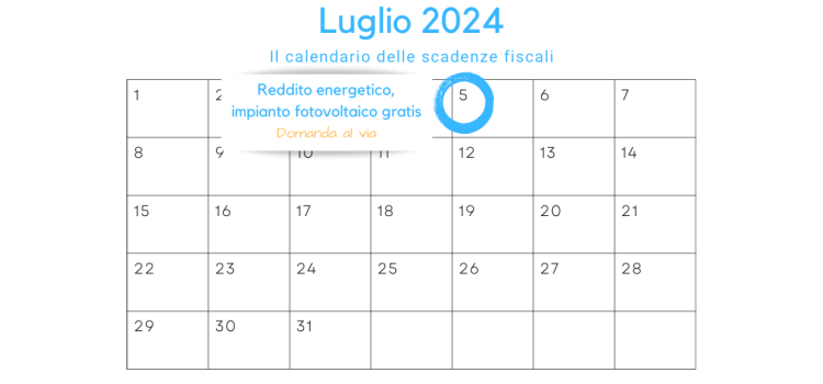 Reddito energetico: domanda per l'impianto fotovoltaico gratis dal 5 luglio