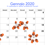 Scadenze fiscali gennaio 2020: il calendario degli adempimenti del mese