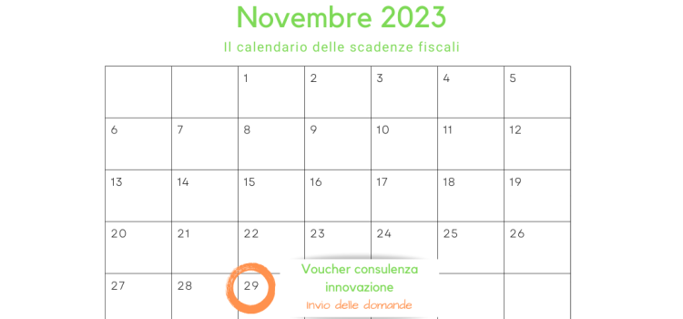Voucher consulenza innovazione: dal 29 novembre l'invio della domanda