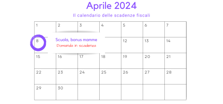 Bonus mamme: in scadenza oggi, 8 aprile la domanda per le lavoratrici della scuola