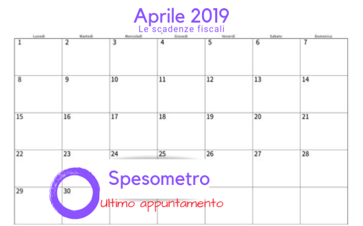 Scadenza spesometro 30 aprile, ultimo invio dei Dati Fatture