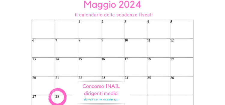 Concorso INAIL: domanda per 14 dirigenti medici in scadenza il 28 maggio 2024
