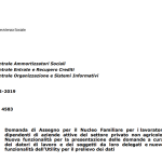 Assegni familiari, domanda online anche tramite il datore di lavoro