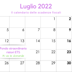 Fondo straordinario ristori ETS: domanda dal 18 luglio 2022
