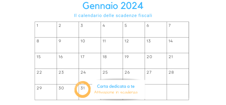 Carta dedicata a te: attivazione in scadenza il 31 gennaio 2024