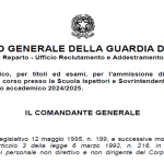 Guardia di Finanza 2024, corso Ispettori e Sovrintendenti: domanda in scadenza il 6 aprile