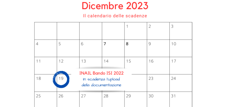 Documentazione Bando ISI 2022: scadenza prorogata al 22 dicembre