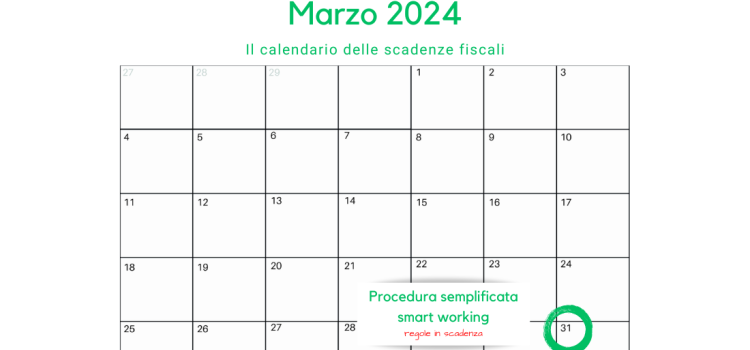 Smart working, procedura semplificata in scadenza il 31 marzo 2024