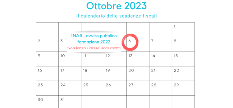 INAIL, avviso pubblico formazione 2022: scadenza per l'inserimento dei documenti prorogata al 6 ottobre