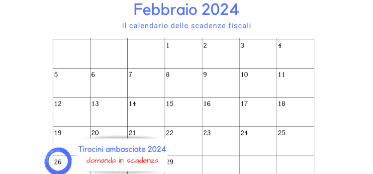 Tirocini ambasciate: bando in scadenza il 26 febbraio 2024