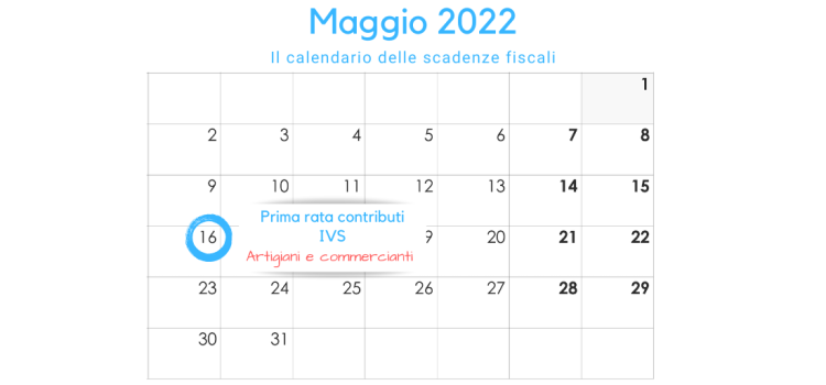 Contributi INPS artigiani e commercianti: la scadenza della prima rata il 16 maggio 2022