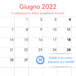 Saldo e acconto imposte sui redditi: domanda in scadenza il 30 giugno 2022