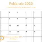 Riduzione contributi INPS forfettari 2023: domanda in scadenza il 28 febbraio 
