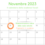 Cripto-attività, rideterminazione del valore: imposta sostitutiva in scadenza il 15 novembre