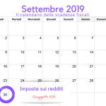Imposte sui redditi: scadenza 30 settembre per i soggetti ISA