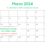 Adempimenti periodici IVA, IRPEF e INPS in scadenza il 18 marzo 2024