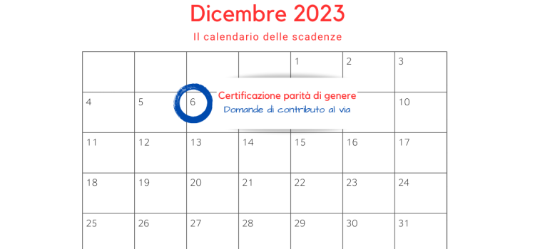 Contributi per la certificazione della parità di genere alle imprese: domanda dal 6 dicembre