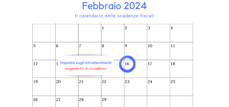 Imposta sugli intrattenimenti: in scadenza il 16 febbraio 2024