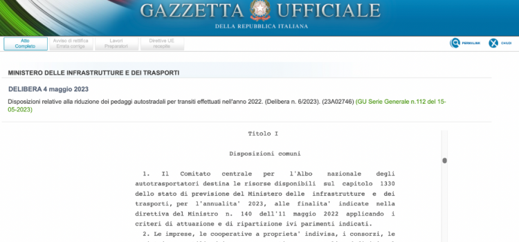 Bonus pedaggi autostradali 2023: prenotazione domande dal 5 giugno, la scadenza l'11 giugno