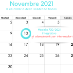 Modello 730/2021 integrativo: la scadenza del 10 novembre per gli intermediari