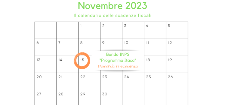 Bando INPS "Programma Itaca": domanda in scadenza il 15 novembre