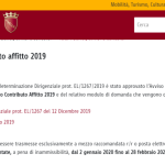 Bonus affitto Roma 2020, domande per l'anno 2019 in scadenza il 28 febbraio