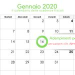 Adempimenti periodici, la scadenza del 16 gennaio 2020: IVA, INPS ed Irpef