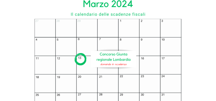 Concorso Giunta di Regione Lombardia: domanda in scadenza il 13 marzo 2024