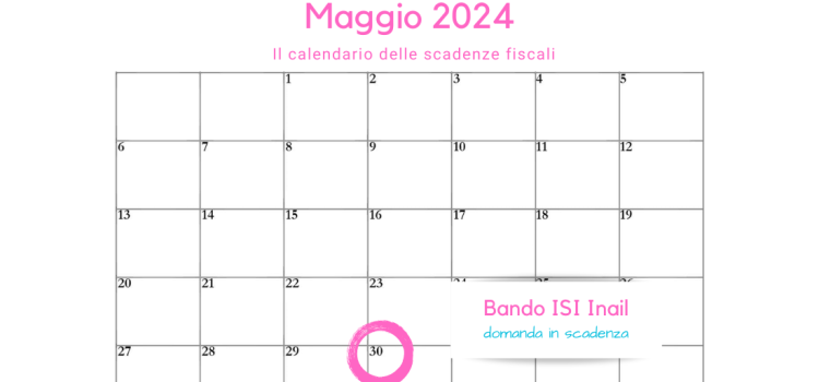 Bando ISI INAIL: domanda in scadenza il 30 maggio 2024