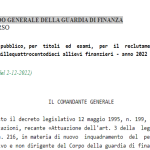 Concorso Guardia di Finanza 2023: domanda in scadenza il 2 gennaio